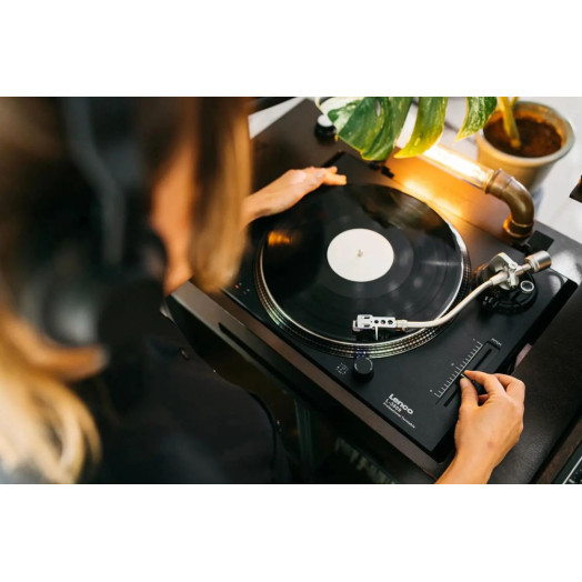 Lenco L-3809BK Turntable ручний прямий попередній підсилювач чорний