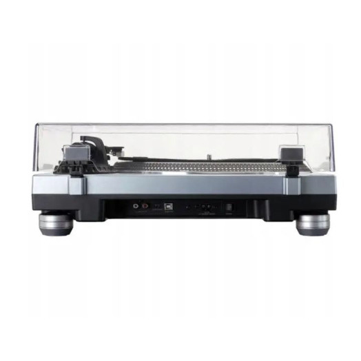 Ручний передпідсилювач з прямим приводом Lenco L-3809ME Turntable Silver