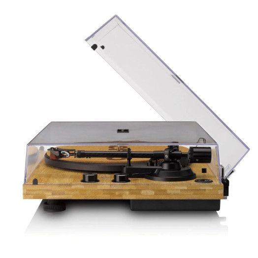 Lenco LBT-335BA програвач з ручним прямим приводом Bluetooth попередній підсилювач бамбук