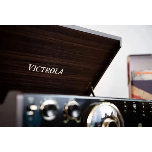 Напівавтоматичний ремінний привід Victrola VTA-270B-ESP-INT Bluetooth Коричневий