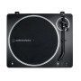 Audio-Technica AT-LP70XBT Програвач з автоматичним ремінним приводом, передпідсилювач Bluetooth, чорний