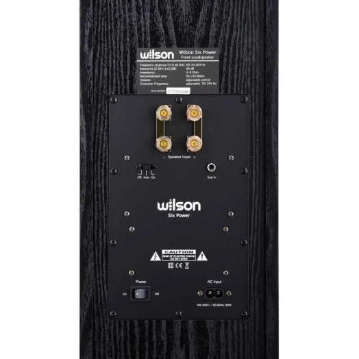 Колонки Wilson Six Power Black 2 шт.
