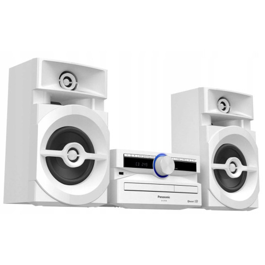 Power Audio Panasonic SC-UX100E 300W Bluetooth FM Радіо Білий