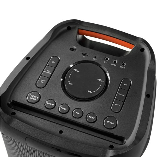 Power Audio Blaupunkt PartyBox PB10DB 80W Bluetooth FM-радіо караоке мікрофон чорний