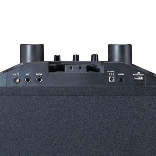 Power Audio Lenco PA-220BK 120W Bluetooth караоке мікрофон чорний