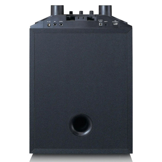Power Audio Lenco PA-220BK 120W Bluetooth караоке мікрофон чорний