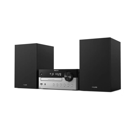 Philips TAM4205/12 60 Вт Bluetooth FM-радіо Чорно-сріблястий