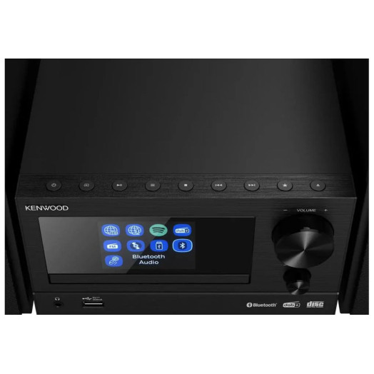 Kenwood M-7000S-B 60W Wi-Fi Bluetooth FM-радіо, DAB+, Інтернет Чорний