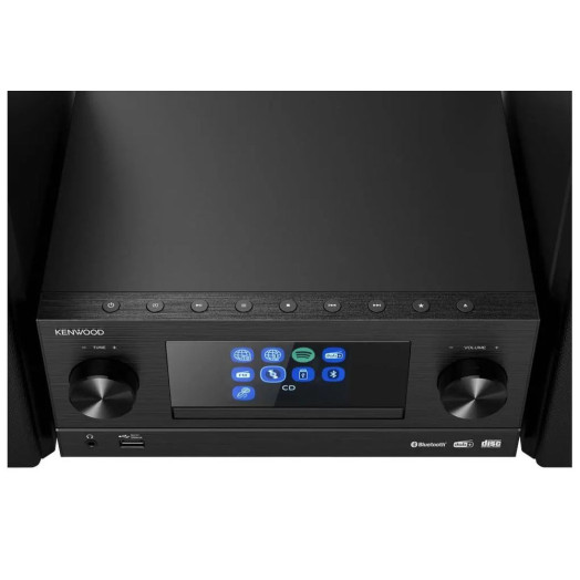 Kenwood M-9000S-B 100W Wi-Fi Bluetooth FM-радіо, DAB+, Інтернет Чорний