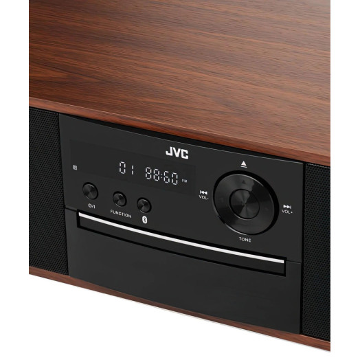 JVC RD-E761 16W Bluetooth FM-радіо, чорний/коричневий