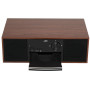 JVC RD-E761 16W Bluetooth FM-радіо, чорний/коричневий