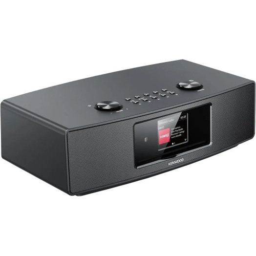 Kenwood CR-ST700SCD-B 43W Wi-Fi Bluetooth FM-радіо, DAB+, Інтернет Чорний