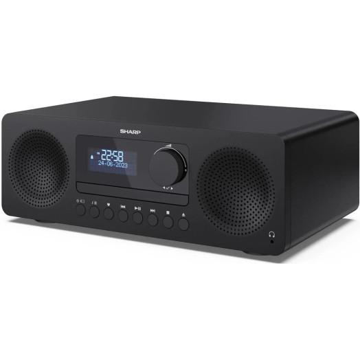 Sharp XL-B720D 30W Bluetooth Радіо FM, DAB+ Чорний