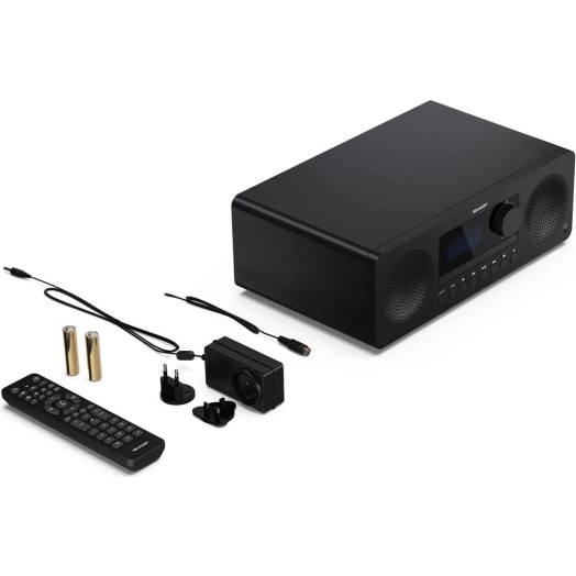 Sharp XL-B720D 30W Bluetooth Радіо FM, DAB+ Чорний