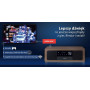 Blaupunkt MS22BT 50W Bluetooth FM Radio Tower коричнево-чорний