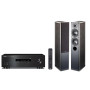 Yamaha R-S202D Black Stereo, Indiana Line Note 550 X Black Oak