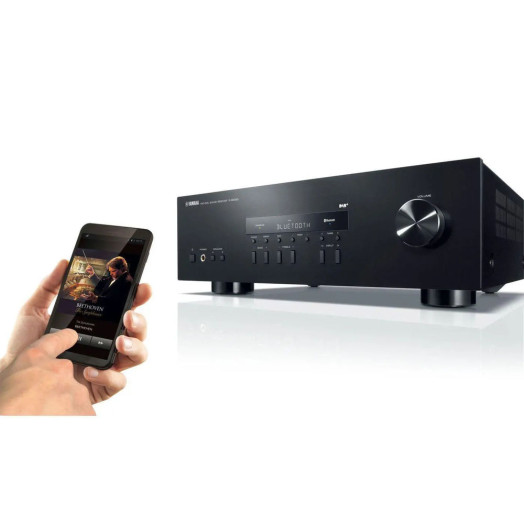 Yamaha R-S202D Black Stereo, Pure Acoustics NOVA 6 Black