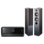 Yamaha MusicCast RX-V4A Black Stereo, Indiana Line Note 550 X Black Oak