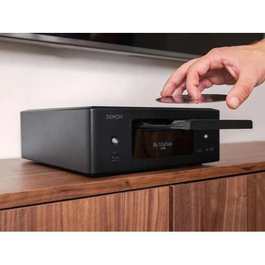 Denon CEOL RCDN-12 DAB 2.1-канальний приймач Wi-Fi Bluetooth AirPlay Чорний
