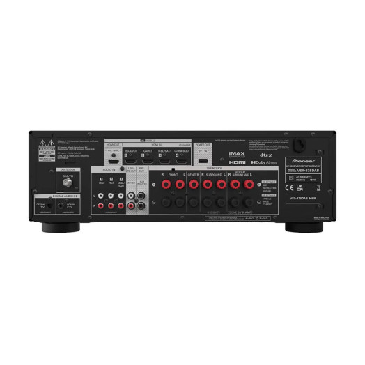 Pioneer VSX-835DAB 7.2-канальний Bluetooth-приймач Dolby Atmos DTS X чорний