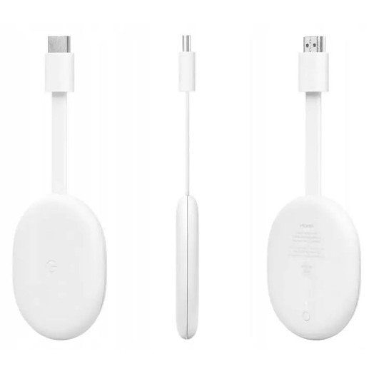 Медіаплеєр Google Chromecast 4.0 із Google TV Snow