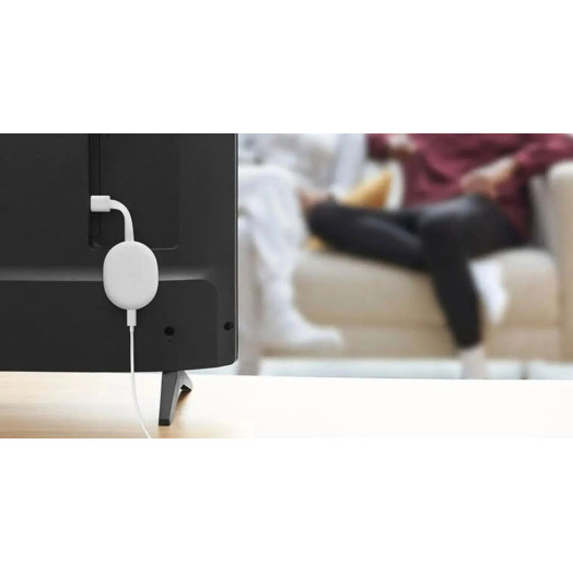Медіаплеєр Google Chromecast 4.0 із Google TV Snow