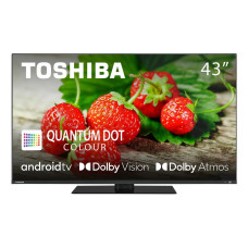 Toshiba 43QA7D63DG 43" QLED Android TV Dolby Vision Dolby Atmos DTS-X 60Hz DVB-T2