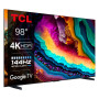TCL 98P745 98" LED 4K 144Hz Google TV Dolby Vision Dolby Atmos HDMI 2.1 DVB-T2