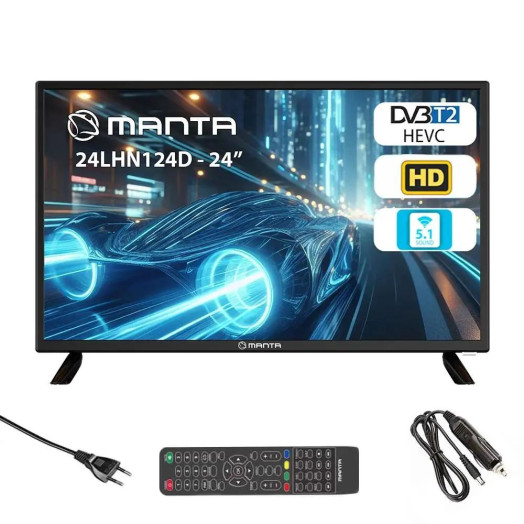 Телевізор Manta 24LHN124D 24" LED HD Ready 60Hz DVB-T2