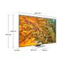 Телевізор Samsung QE65Q80DAT 65" QLED 4K 120Hz Tizen Dolby Atmos HDMI 2.1 DVB-T2