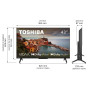 Toshiba 43UV2463DG 43" LED 4K Dolby Vision Smart TV VIDAA HDMI 2.1 DVB-T2 TV