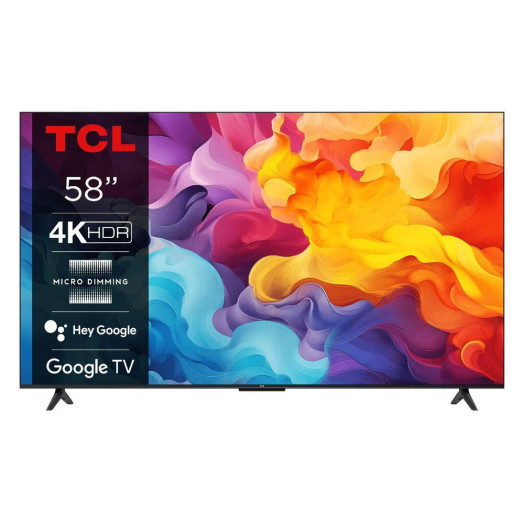 TCL 58V6B 58" LED 4K Google TV HDMI 2.1 DVB-T2 TV