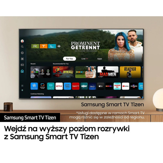 Телевізор Samsung Neo QLED QE43QN92DAT 43" QLED 4K 144 Гц Tizen Dolby Atmos HDMI 2.1 DVB-T2