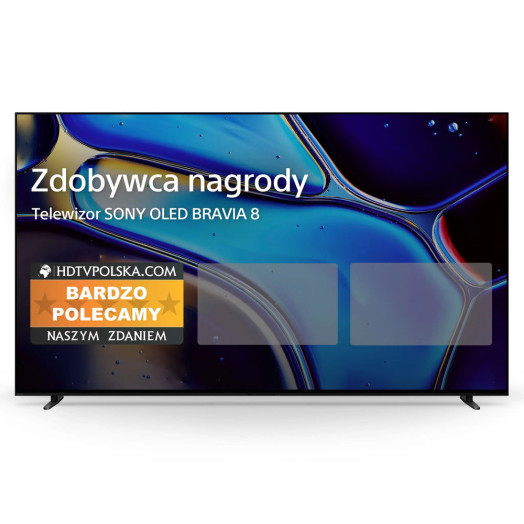 Sony BRAVIA 8 K-55XR80 55" 4K OLED 120Hz Google TV Dolby Vision Dolby Atmos HDMI 2.1 DVB-T2