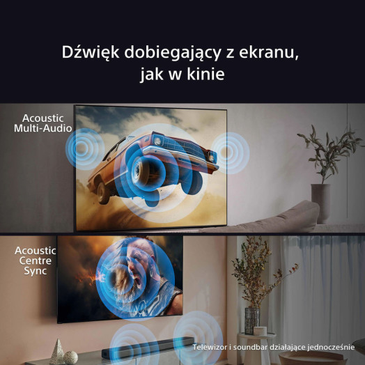 Sony BRAVIA 7 K-65XR70 65" QLED 4K Mini LED 120Hz Google TV Dolby Vision Dolby Atmos HDMI 2.1 DVB-T2