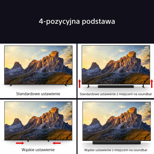 Sony BRAVIA 7 K-65XR70 65" QLED 4K Mini LED 120Hz Google TV Dolby Vision Dolby Atmos HDMI 2.1 DVB-T2