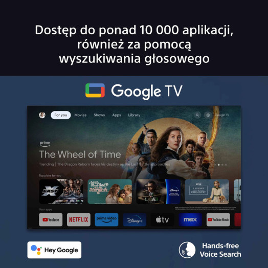 Sony BRAVIA 7 K-65XR70 65" QLED 4K Mini LED 120Hz Google TV Dolby Vision Dolby Atmos HDMI 2.1 DVB-T2