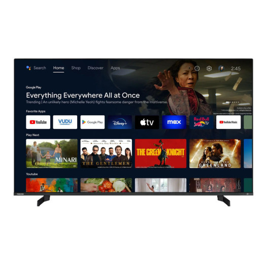 Toshiba 50QA5D63DG 50" QLED 4K Android TV Dolby Vision Dolby Atmos HDMI 2.1 DVB-T2