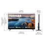 Toshiba 65UA5D63DG 65" LED 4K Android TV Dolby Vision Dolby Atmos HDMI 2.1 DVB-T2